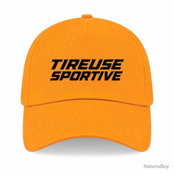 Casquette Tir Sportif - Tireuse sportive - Cible dynamique - Jaune