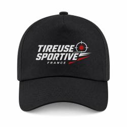 Casquette Tir Sportif - Tireuse sportive France - Noir / Orange