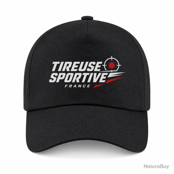 Casquette Tir Sportif - Tireuse sportive France - Noir / Orange