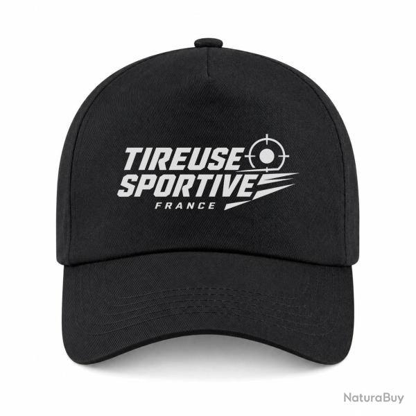 Casquette Tir Sportif - Tireuse sportive France - Noir