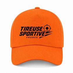 Casquette Tir Sportif - Tireuse sportive France - Orange