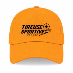 Casquette Tir Sportif - Tireuse sportive France - Jaune