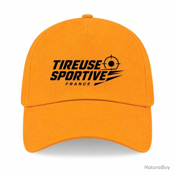 Casquette Tir Sportif - Tireuse sportive France - Jaune