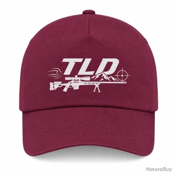 Casquette Tir Sportif - TLD - Montagne et carabine - Bordeaux