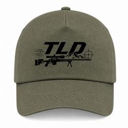Casquette Tir Sportif - TLD - Montagne et carabine - Kaki / Noir