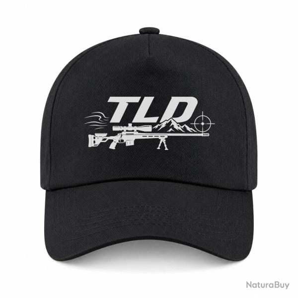 Casquette Tir Sportif - TLD - Montagne et carabine - Noir