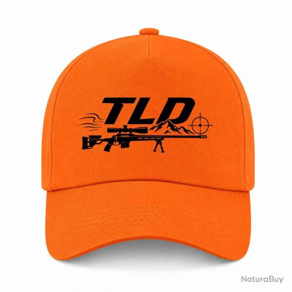 Casquette Tir Sportif - TLD - Montagne et carabine - Orange
