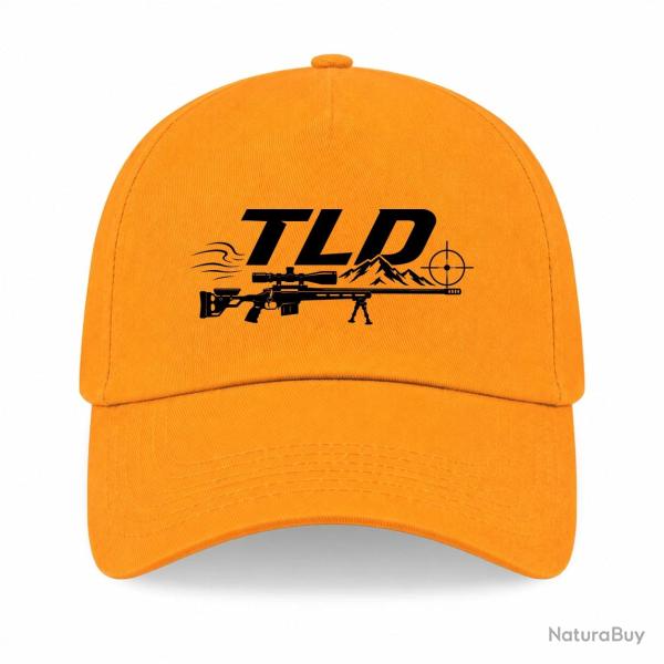 Casquette Tir Sportif - TLD - Montagne et carabine - Jaune