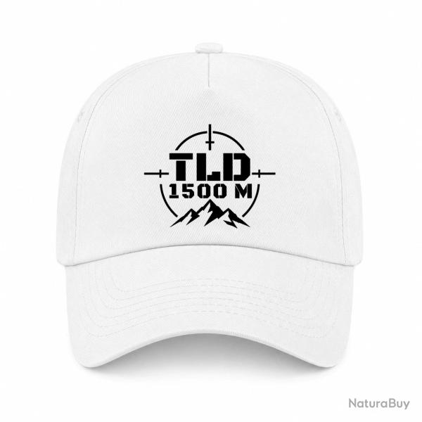 Casquette Tir Sportif - TLD 1500 m�tres - Blanc