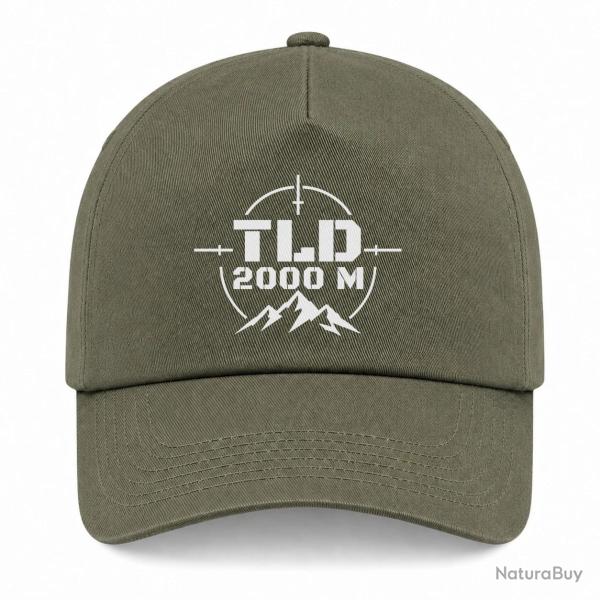 Casquette Tir Sportif - TLD 2000 m�tres - Kaki / Blanc