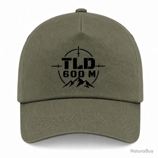 Casquette Tir Sportif - TLD 600 m�tres - Kaki / Noir