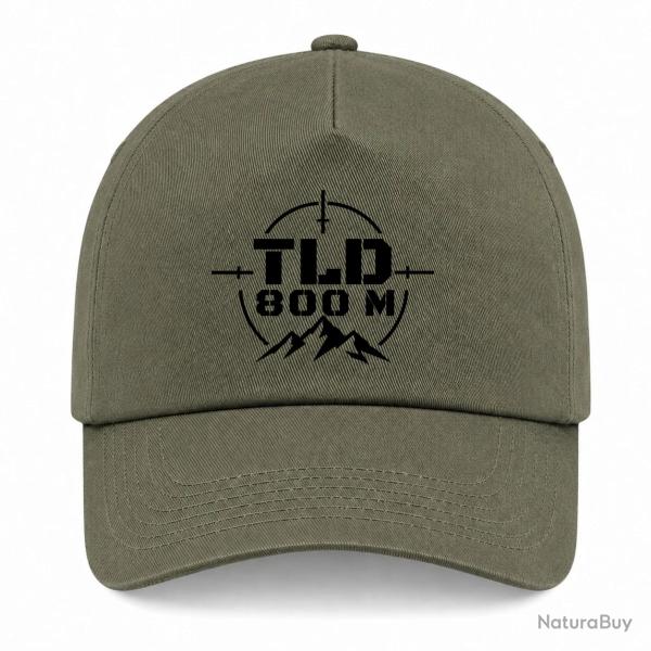 Casquette Tir Sportif - TLD 800 m�tres - Kaki / Noir