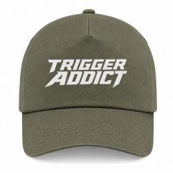 Casquette Tir Sportif - Trigger Addict - R&eacute;ticule - Kaki / Blanc
