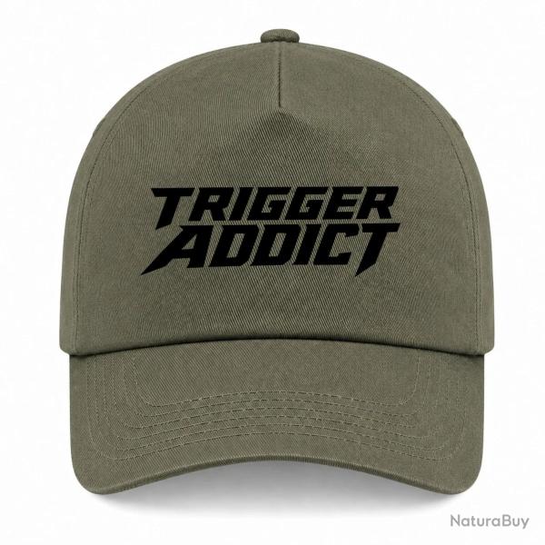 Casquette Tir Sportif - Trigger Addict - R�ticule - Kaki / Noir