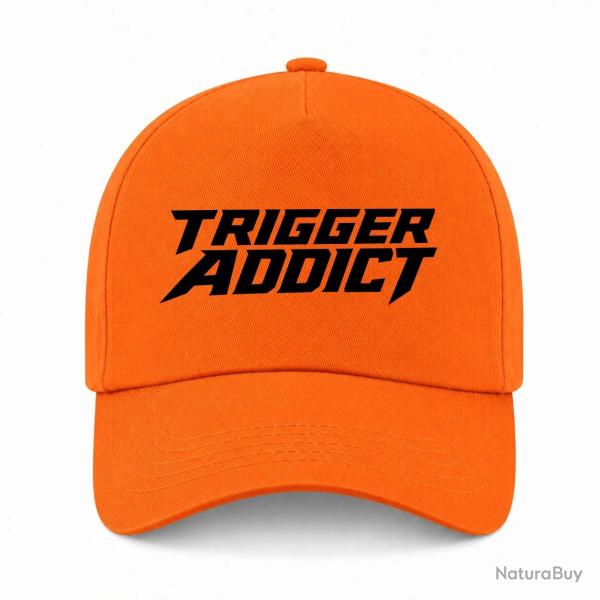 Casquette Tir Sportif - Trigger Addict - R�ticule - Orange