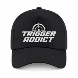 Casquette Tir Sportif - Trigger Addict - Typographie - Noir