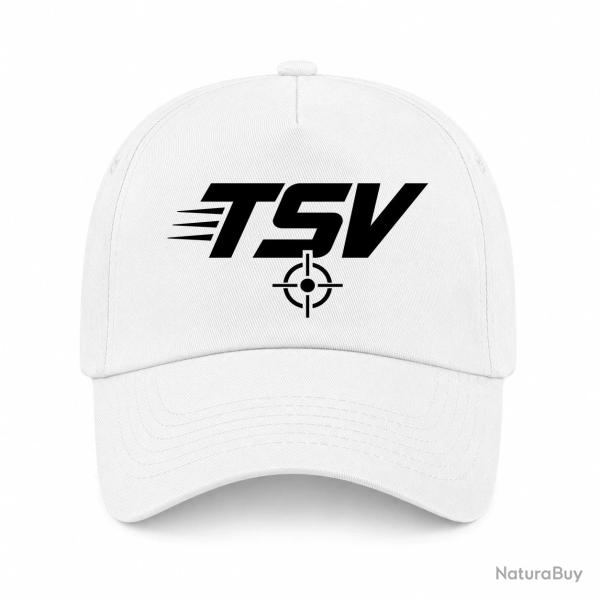 Casquette Tir Sportif - TSV - Cible - Blanc