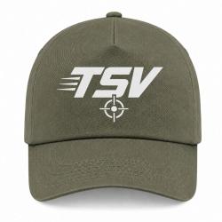 Casquette Tir Sportif - TSV - Cible - Kaki / Blanc