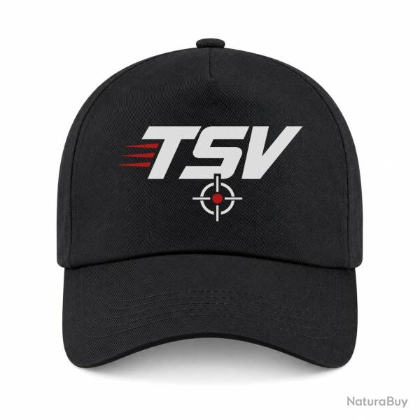 Casquette Tir Sportif - TSV - Cible - Noir / Orange