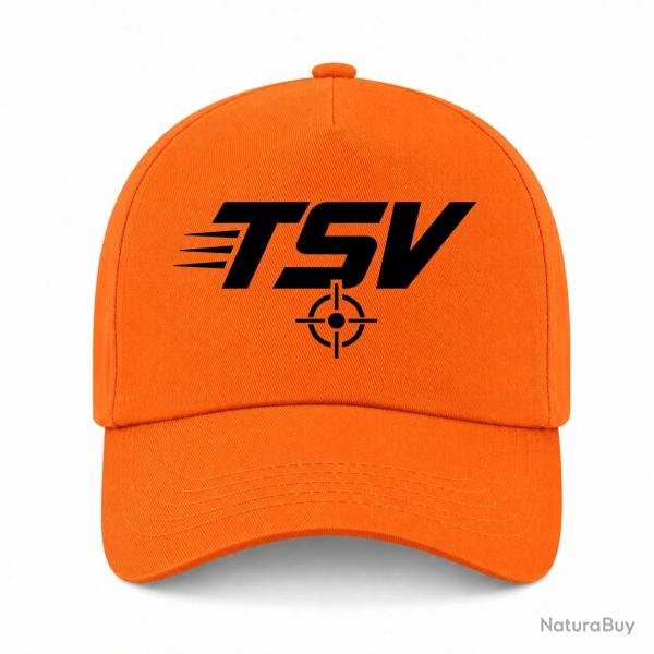 Casquette Tir Sportif - TSV - Cible - Orange
