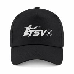 Casquette Tir Sportif - TSV - Tireur en mouvement - Noir