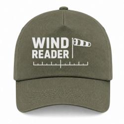 Casquette Tir Sportif - Wind Reader - Manche &agrave; air - Kaki / Blanc