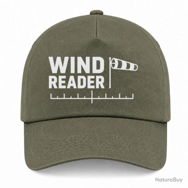 Casquette Tir Sportif - Wind Reader - Manche � air - Kaki / Blanc
