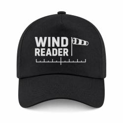 Casquette Tir Sportif - Wind Reader - Manche &agrave; air - Noir