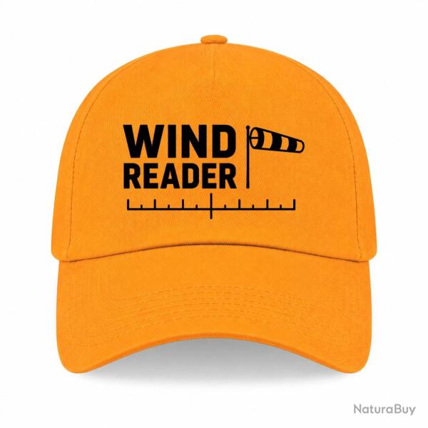 Casquette Tir Sportif - Wind Reader - Manche � air - Jaune
