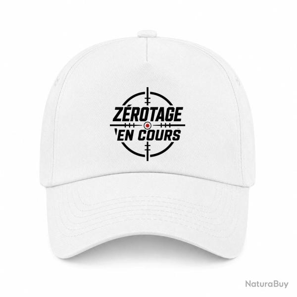 Casquette Tir Sportif - Z�rotage en cours - Blanc / Orange