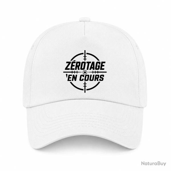 Casquette Tir Sportif - Z�rotage en cours - Blanc