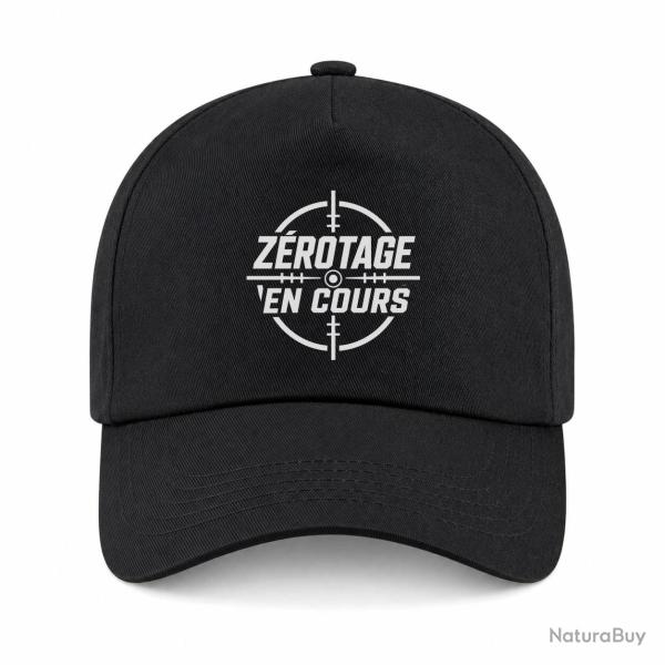 Casquette Tir Sportif - Z�rotage en cours - Noir