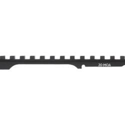 Rail MDT Picatinny 20 MOA pour Tikka T3 Noir