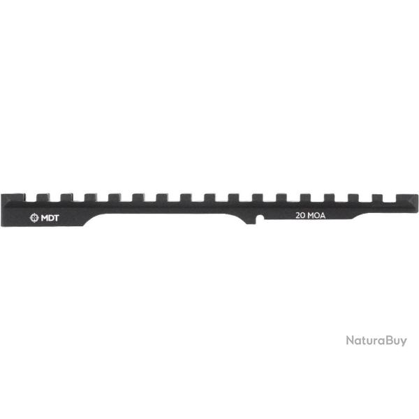 Rail MDT Picatinny 20 MOA pour Tikka T3 Noir