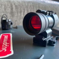Optique AIMPOINT COMPC3 2MOA, Collier 30mm et support QD