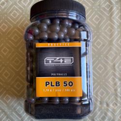 Practice T4E polyballs PLB 50 x500 pcs Plinking, Training For Engagement (1,78 g)