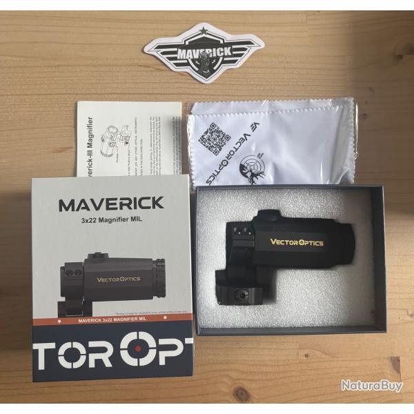 MAGNIFIER 3X22 MAVERICK III MIL Vector Optics