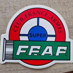 Autocollant armes , munitions  armuriers ,club france armes