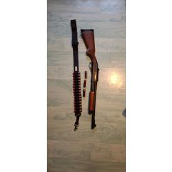 Fusil &agrave; Pompe Golden Eagle Gaz M870 Bois