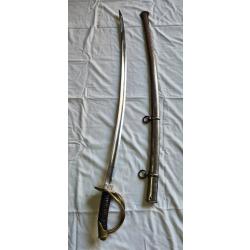 SABRE 1822 Weyersberg & Kirschbaum Solingen avec son fourreau