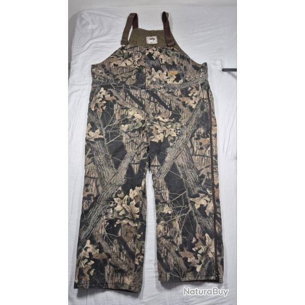 Salopette de chasse camouflage avec doublure thermique realtree Duxbak, taille 3XL