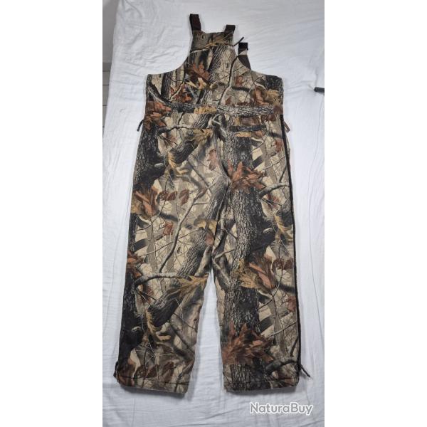 Salopette de chasse camouflage realtree, marque Walls, taille L
