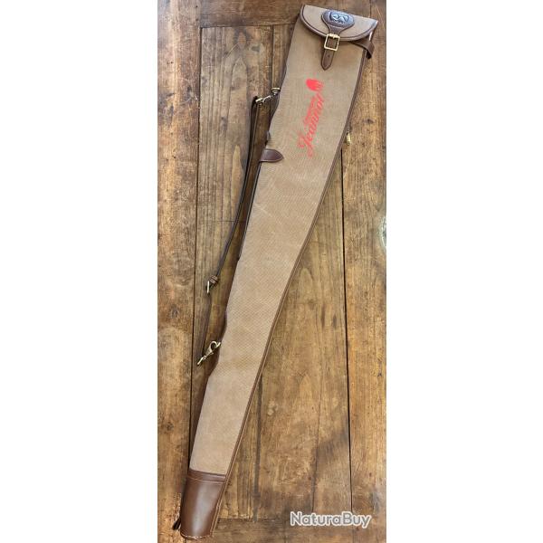 Housse Fusil Jeannot 130cm Canvas & Cuir