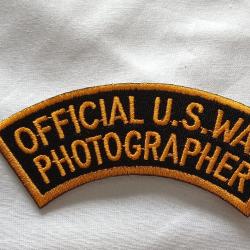 Patch tissu US Photographe  ( A1 )
