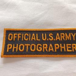 Patch tissu US  photographer  ( A1 )