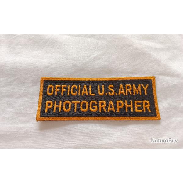 Patch tissu US  photographer  ( A1 )