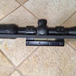 Lunette Hawke vantage:3-9&times;40 r&eacute;ticule duplex. Comme neuve..vendue avec montage monobloc rail:11