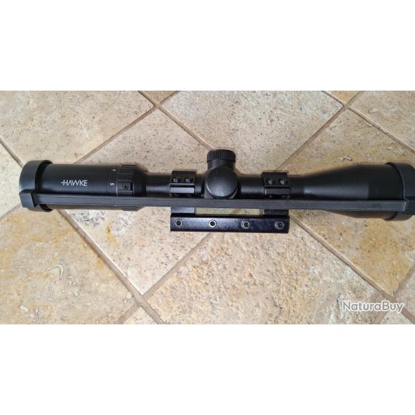 Lunette Hawke vantage:3-9�40 r�ticule duplex. Comme neuve..vendue avec montage monobloc rail:11
