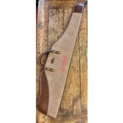 Housse Carabine Jeannot 130cm Canvas & Cuir