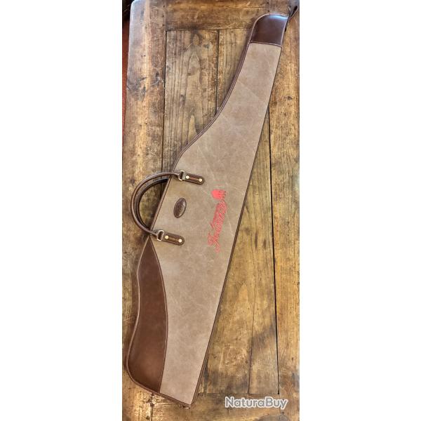 Housse Carabine Jeannot 130cm Canvas & Cuir